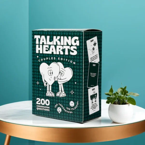 Talking hearts powerful couples card game